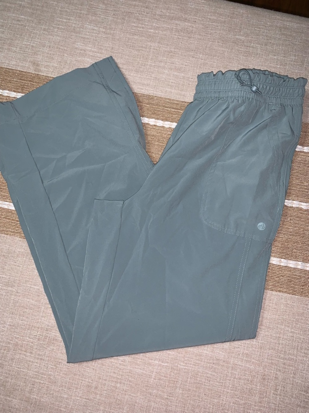 Apana Women's Slate Green Drawstring Joggers